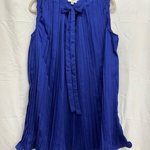 Umgee Royal Blue Pleated Dress